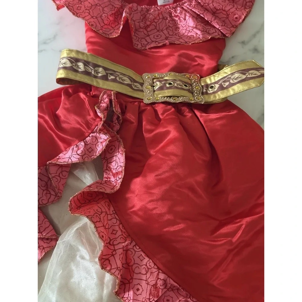 Disney Store Princess Elena of Avalor Deluxe Dress Costume Size 5/6